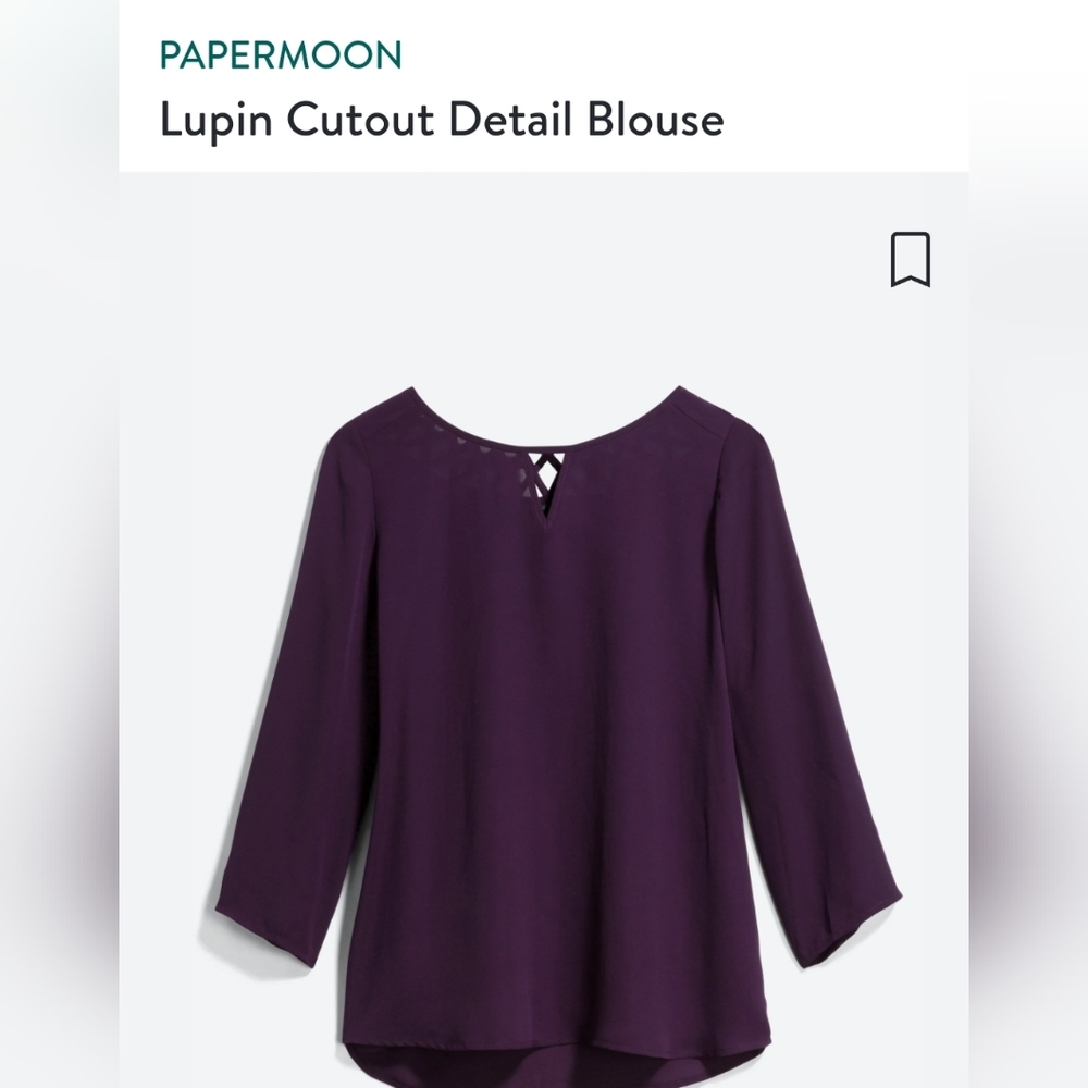 Papermoon cutout top. Size medium